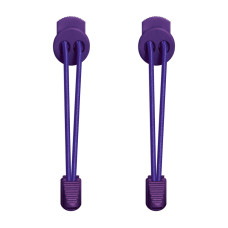 Lacets élastiques violets avec lock