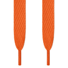 Lacets plats extra-larges orange