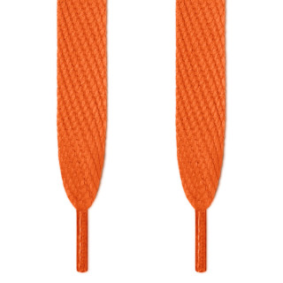 Lacets plats extra-larges orange