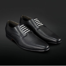 Lacets "sans noeud" blancs pour chaussures de ville