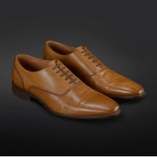 Lacets "sans noeud" marron foncé pour chaussures de ville