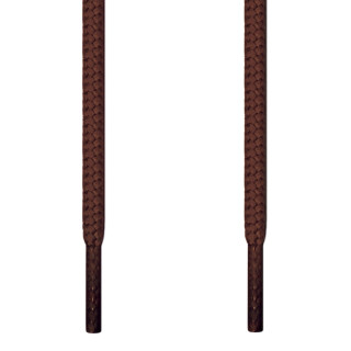 Lacets ronds marron foncé