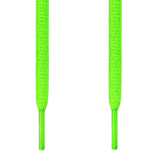 Lacets ovales vert fluo