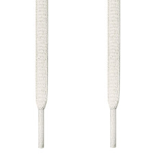 Lacets ovales blancs