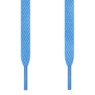 Lacets plats bleu clair