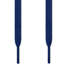 Lacets plats bleu marine