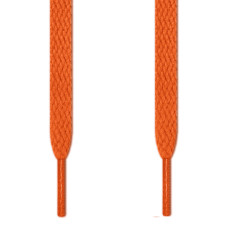 Lacets plats orange