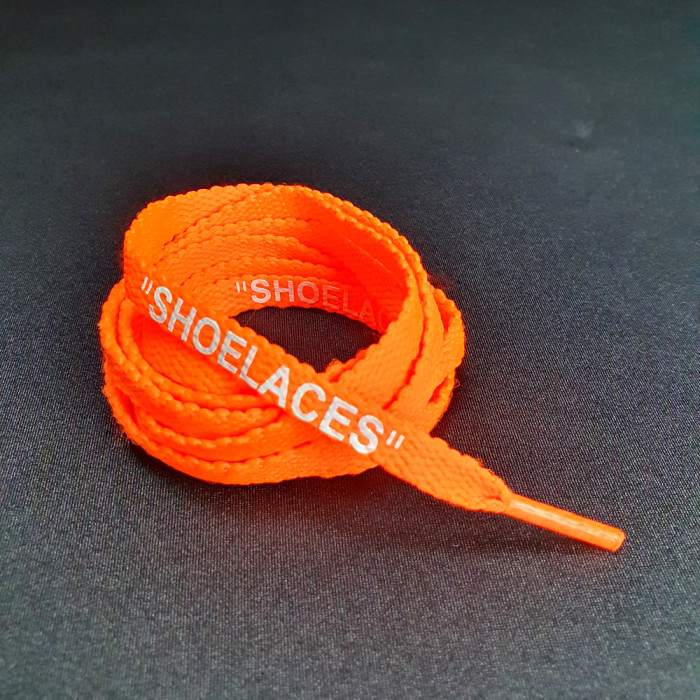 Lacets off-white orange fluo