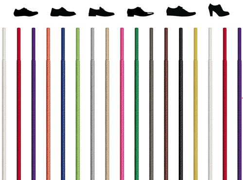 Lacets Plats Fins 6mm Pour Baskets - 7 Couleurs, 4 Longueurs Au Choix - Remplacement De Lacets Usés
